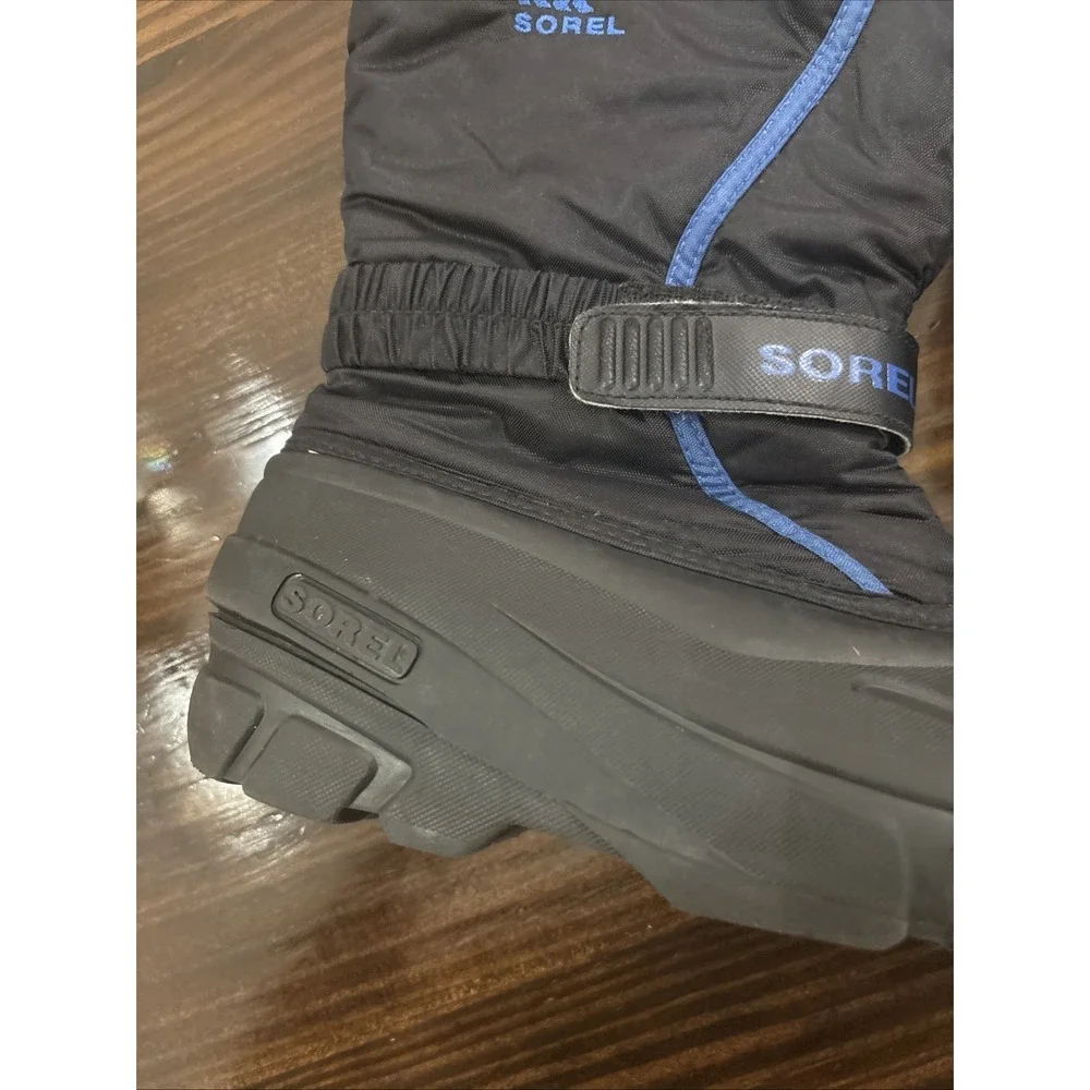 Sorel Flurry Winter Snow Boots Kids Youth Sz 4 Lined Waterproof